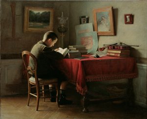The Studious schoolboy